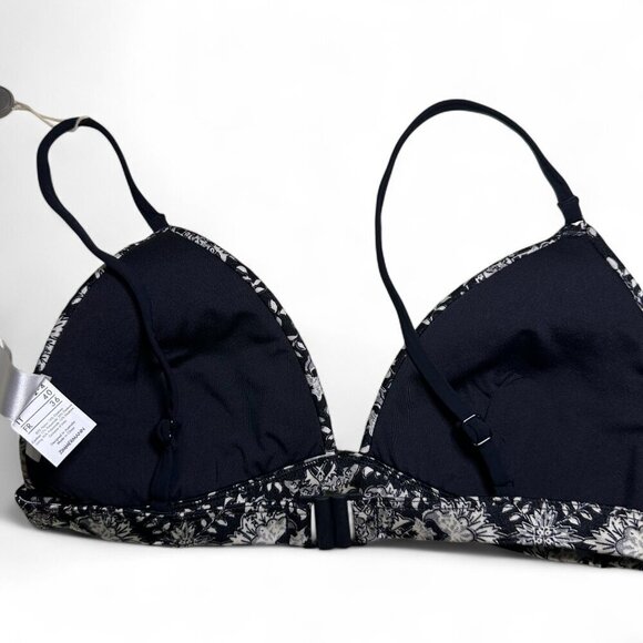 ZImmermann Women's Black Print Triangle Bikini Top US 2-4 C/D NWT - Picture 8 of 9